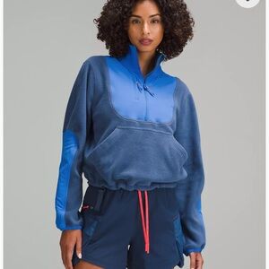 NWT lululemon fleece + ripstop hiking pullover